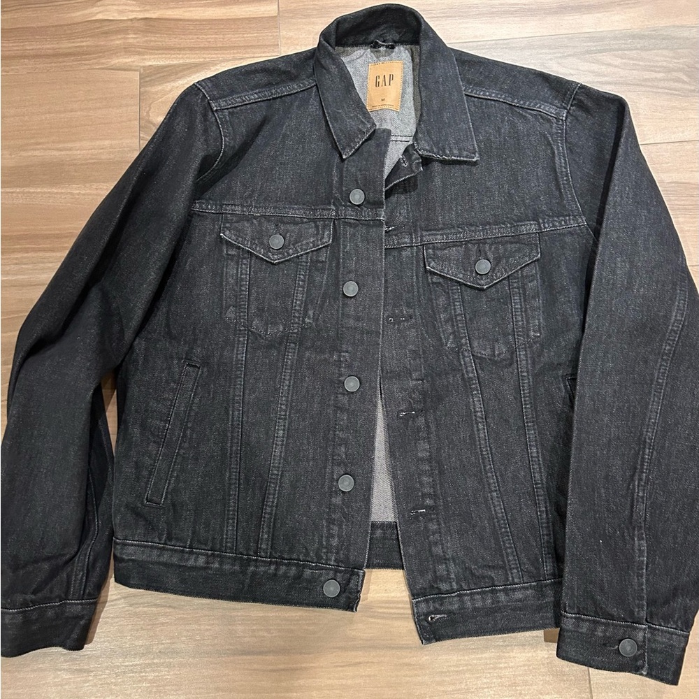 GAP Black Lightweight Shirt Jacket